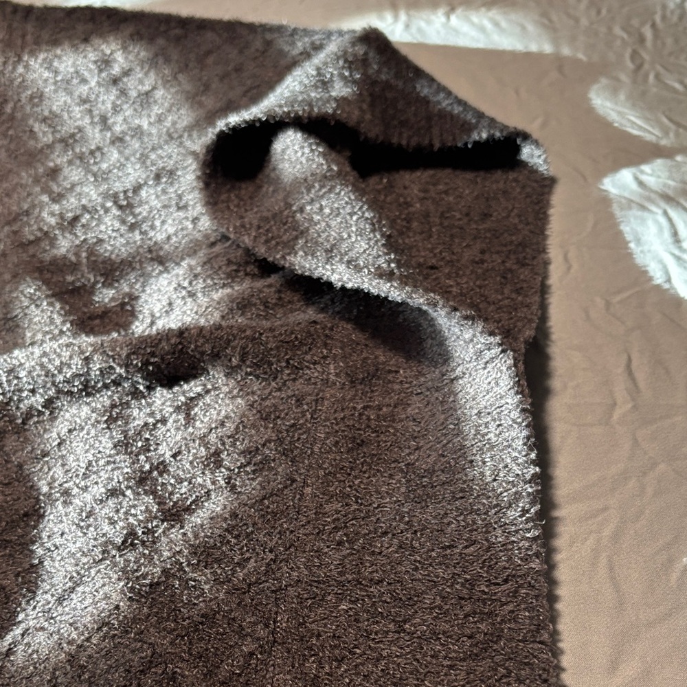 Barefoot Dreams Brown Open-Front Cozy Cape - Picture 4 of 5